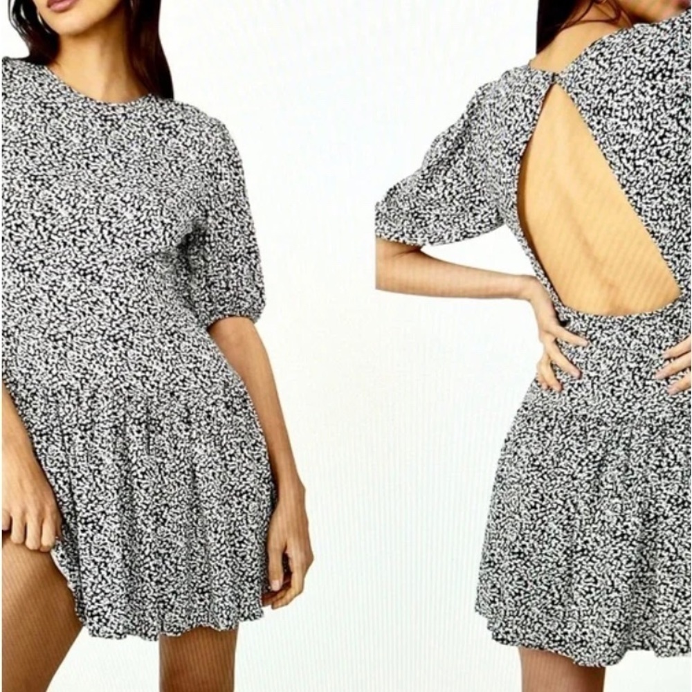 Free people dancing in dark mini